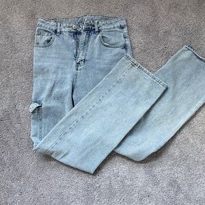 Light Blue Cargo Jeans